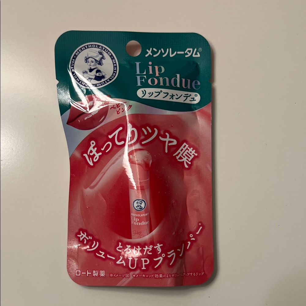 Rohto Mentholatum Lip Fondue Lip Balm - Baby Pink